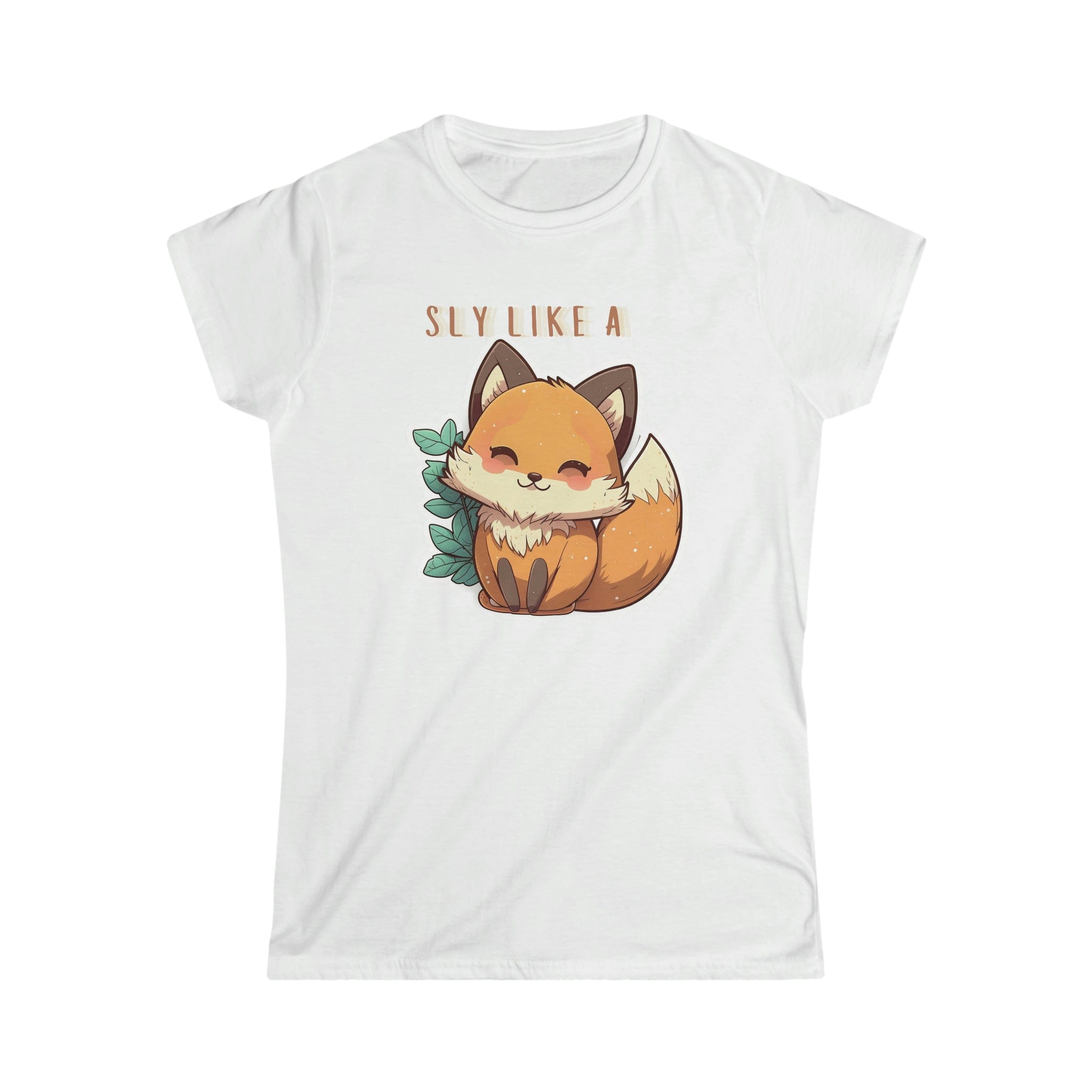 Printify T-Shirt White / S Sly Fox Women's Softstyle Tee - S-2XL