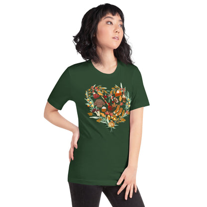 Spruced Roost T-Shirts Autumn Medley T-Shirt Crew Neck - XS-3XL