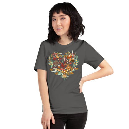 Spruced Roost T-Shirts Asphalt / S Autumn Medley T-Shirt Crew Neck - XS-3XL