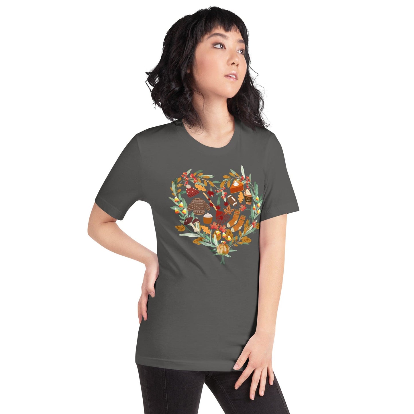 Spruced Roost T-Shirts Autumn Medley T-Shirt Crew Neck - XS-3XL