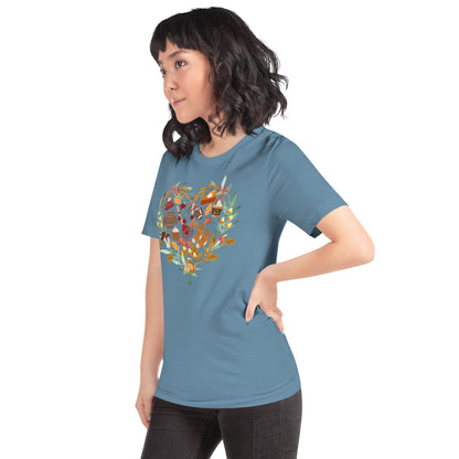 Spruced Roost T-Shirts Autumn Medley T-Shirt Crew Neck - XS-3XL