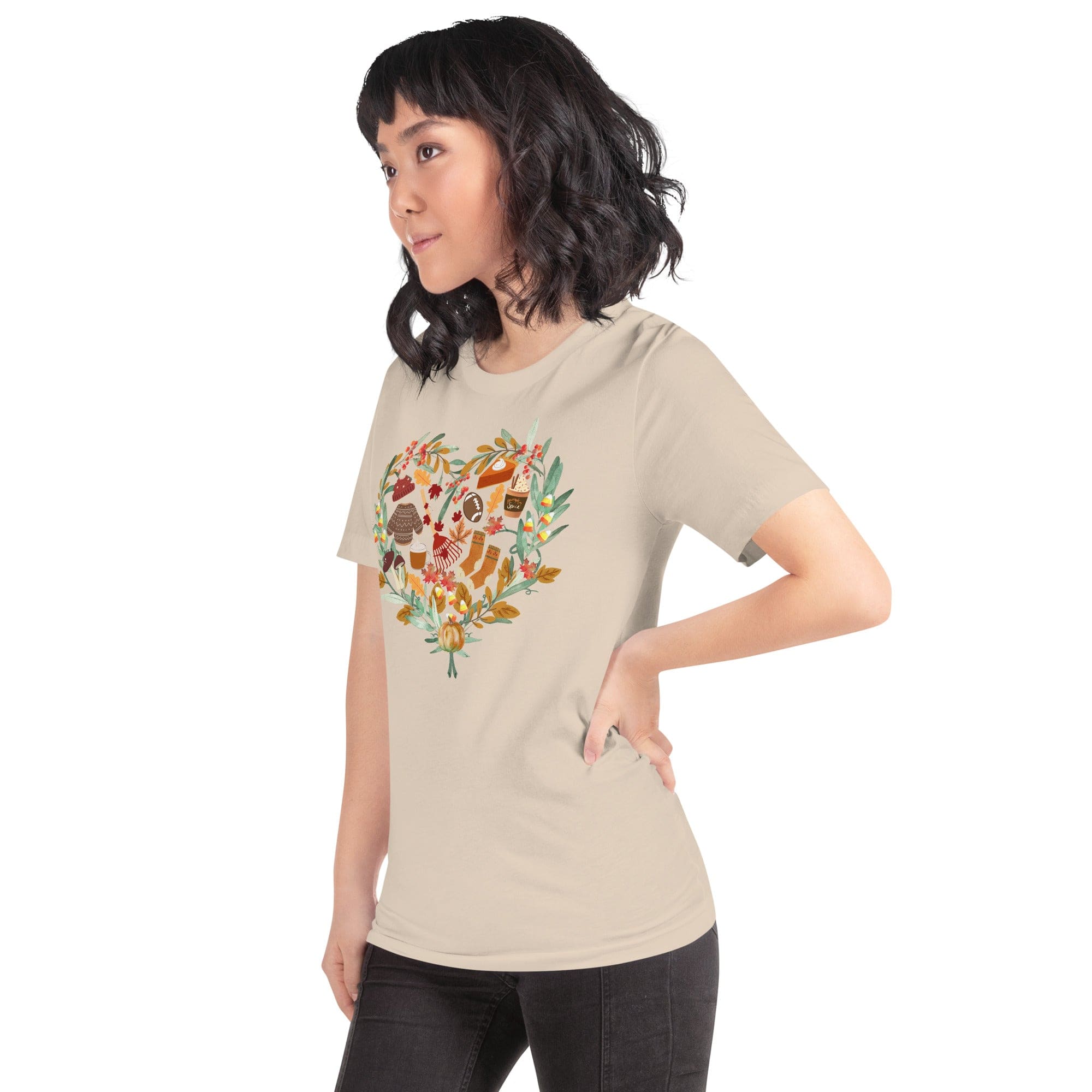 Spruced Roost T-Shirts Autumn Medley T-Shirt Crew Neck - XS-3XL