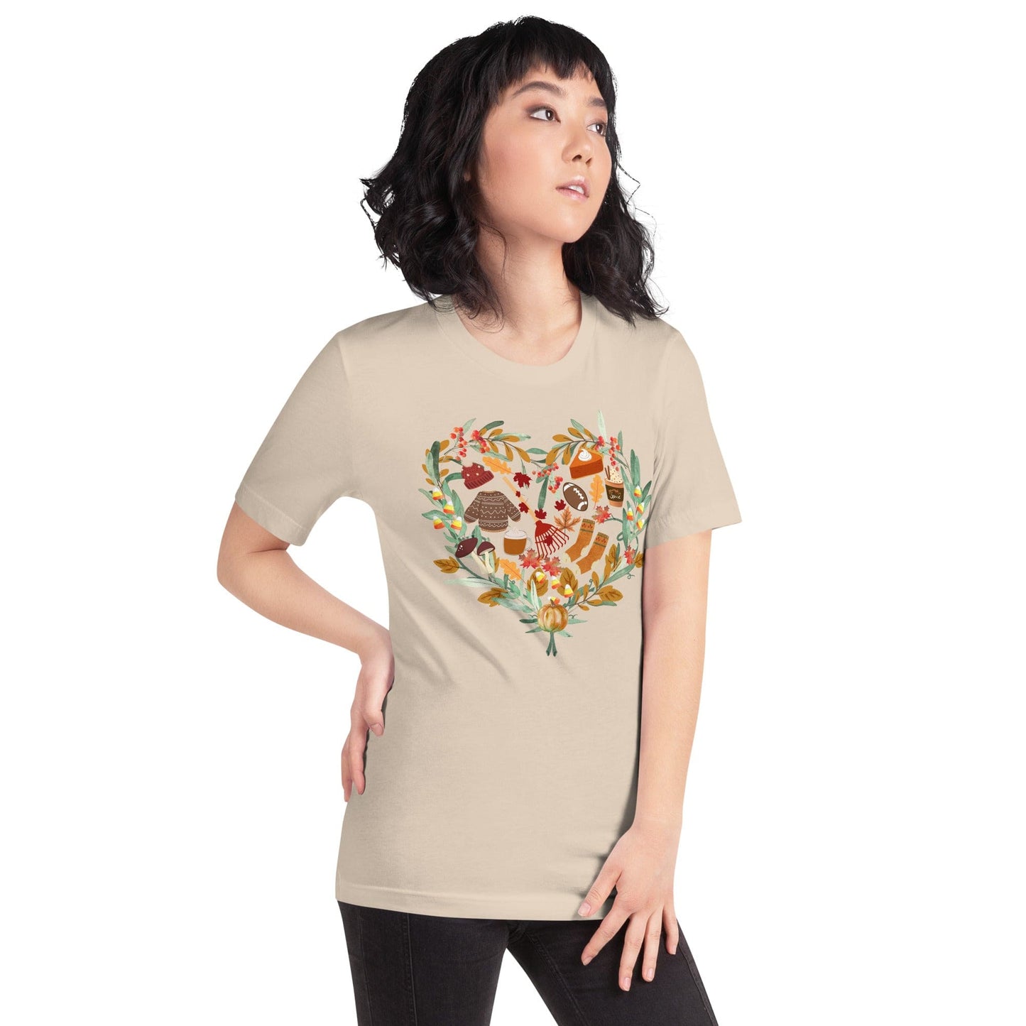 Spruced Roost T-Shirts Autumn Medley T-Shirt Crew Neck - XS-3XL