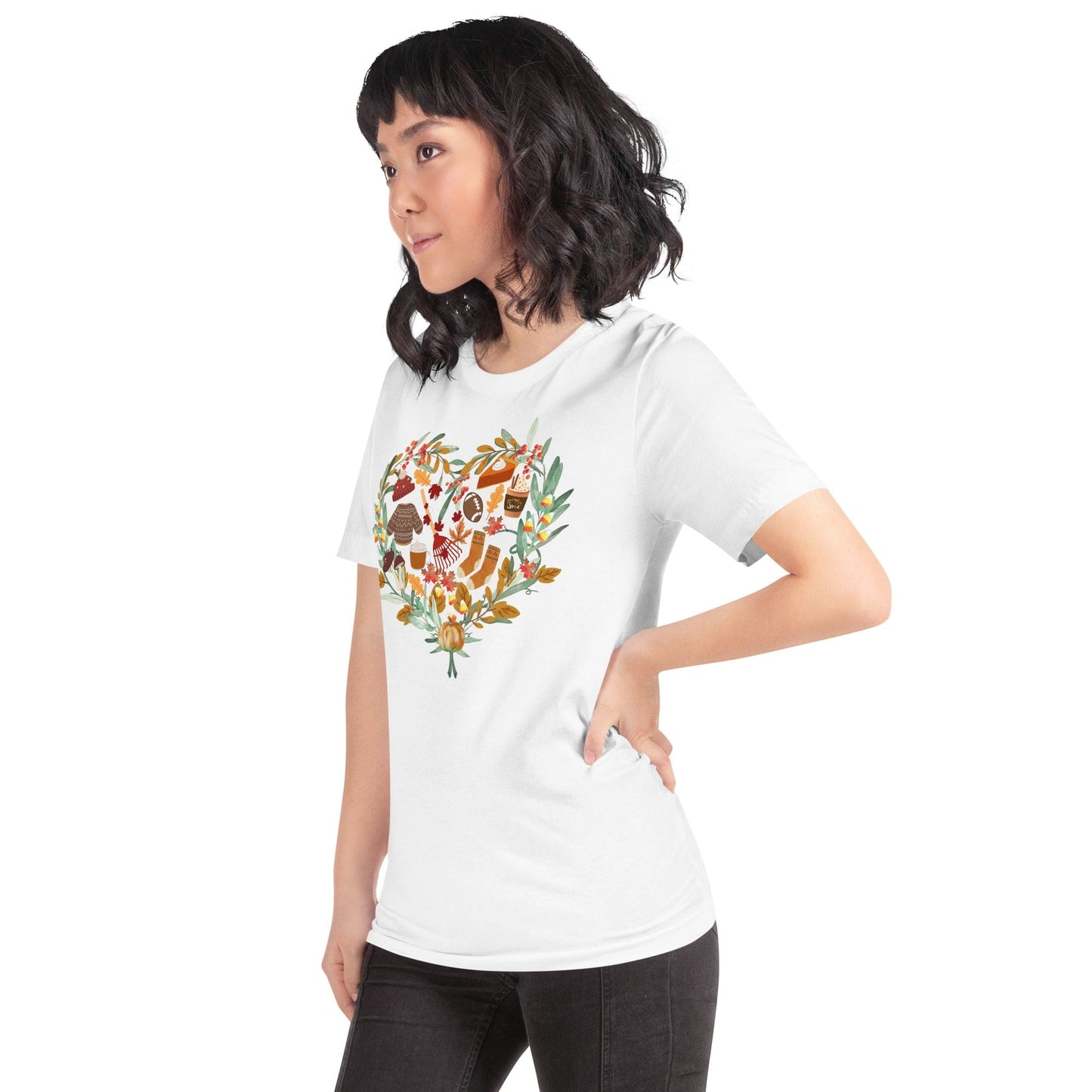 Spruced Roost T-Shirts Autumn Medley T-Shirt Crew Neck - XS-3XL