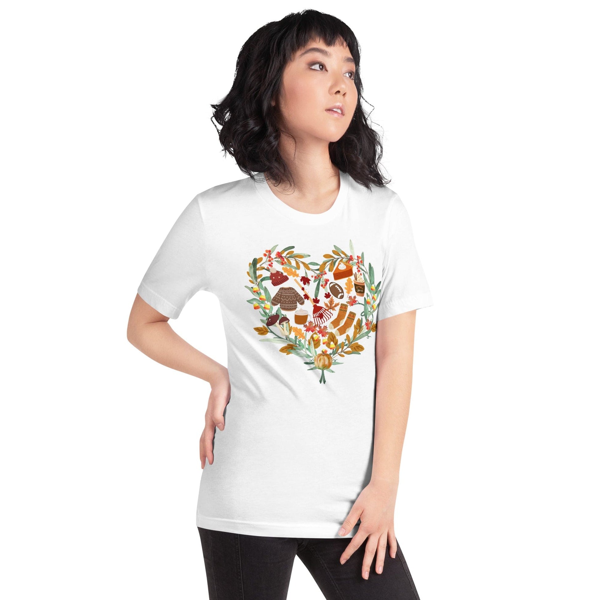 Spruced Roost T-Shirts Autumn Medley T-Shirt Crew Neck - XS-3XL