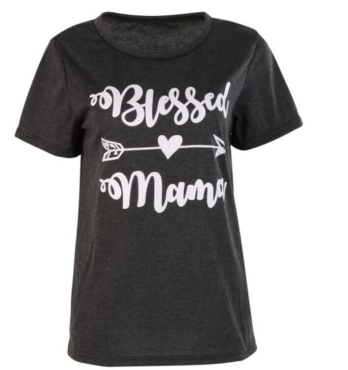 Spruced Roost T-Shirts Blessed Mama T-Shirt - S-XL