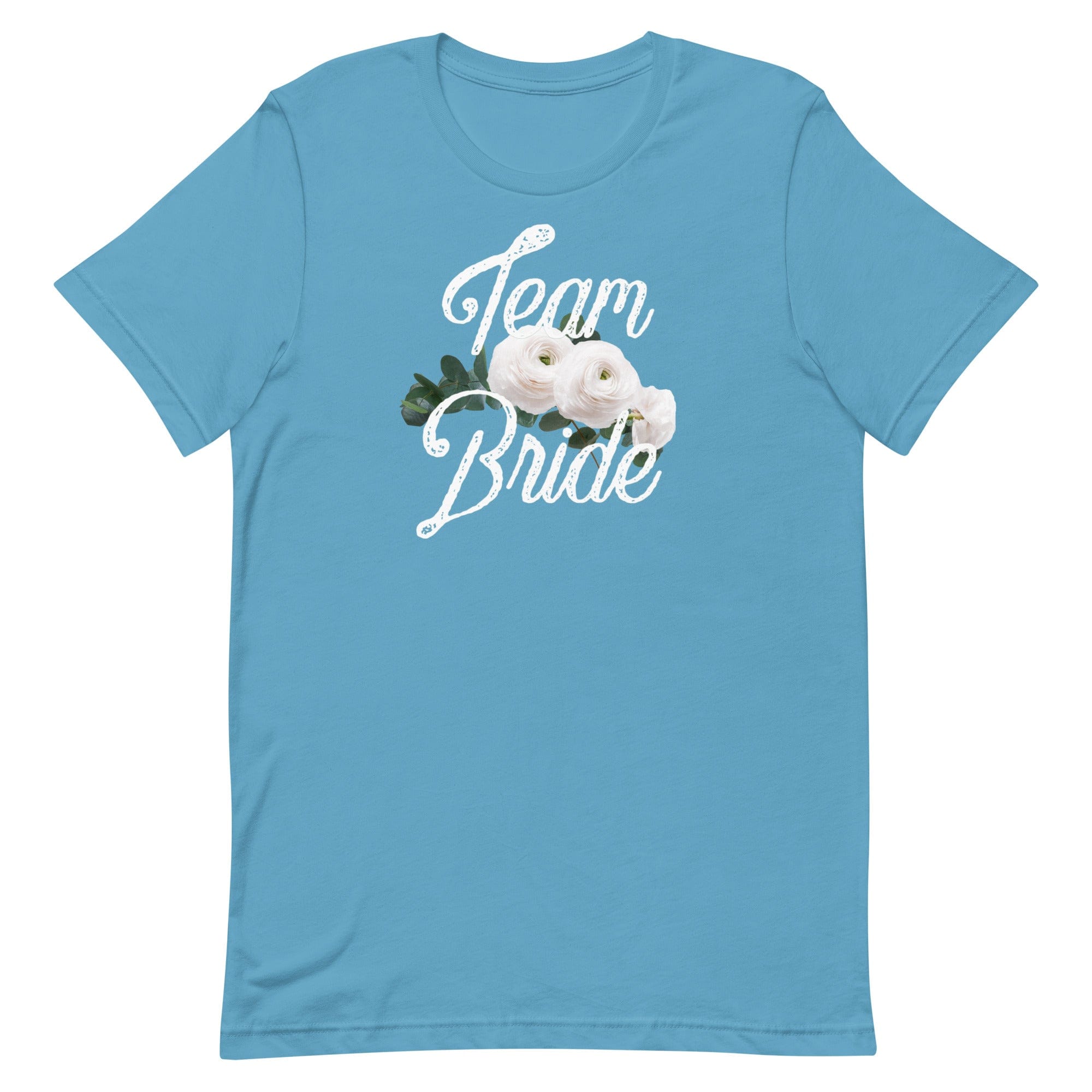 Spruced Roost Ocean Blue / S Team Bride Bridal Wedding Bachelorette T-shirt - XS-5XL