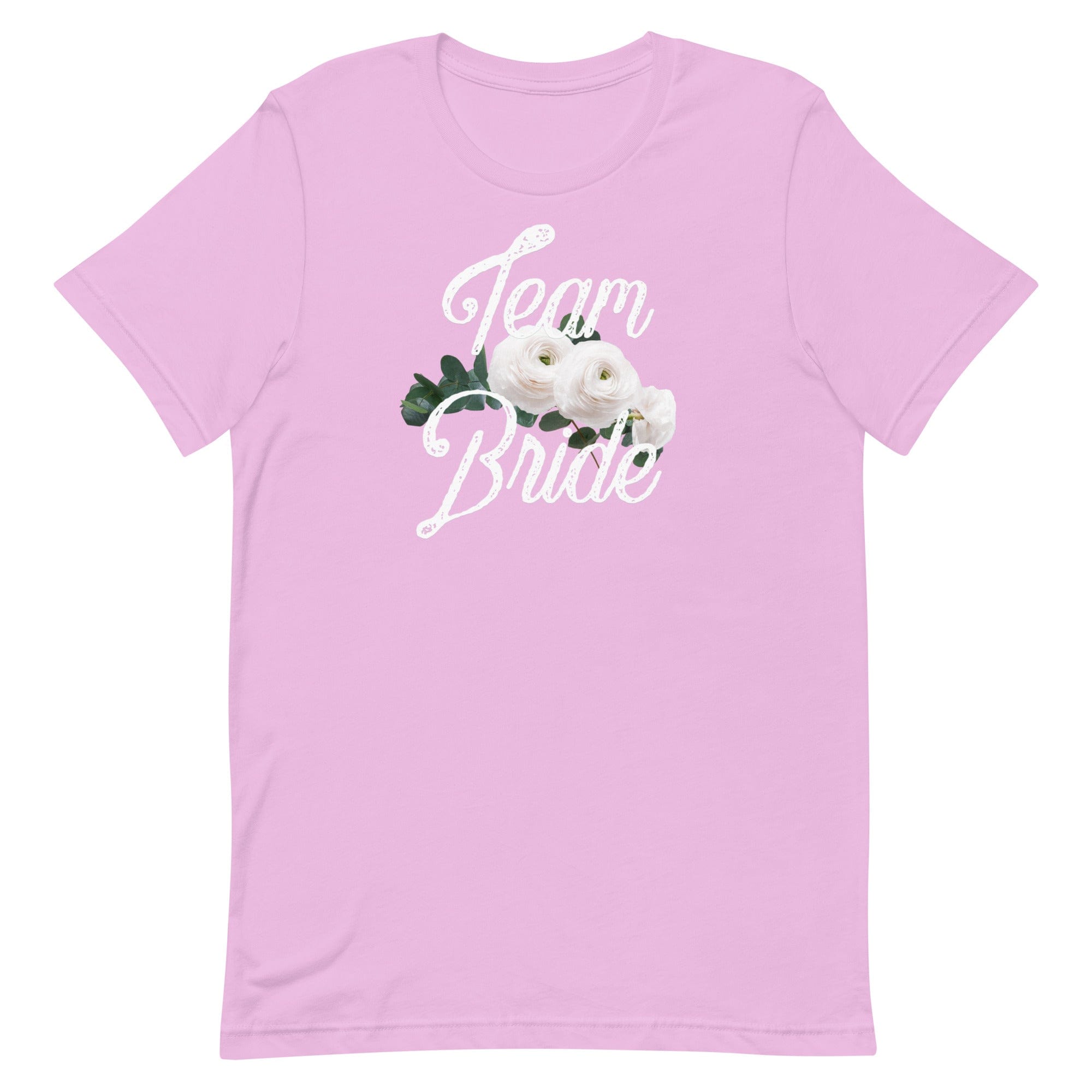 Spruced Roost Lilac / S Team Bride Bridal Wedding Bachelorette T-shirt - XS-5XL