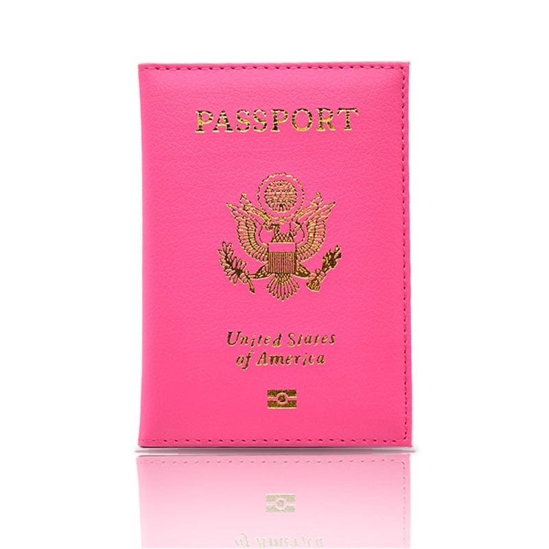 Spruced Roost Travel Bag USA Cover for Passport Cover Pebble Soft Travel High Quality - 13 Colors