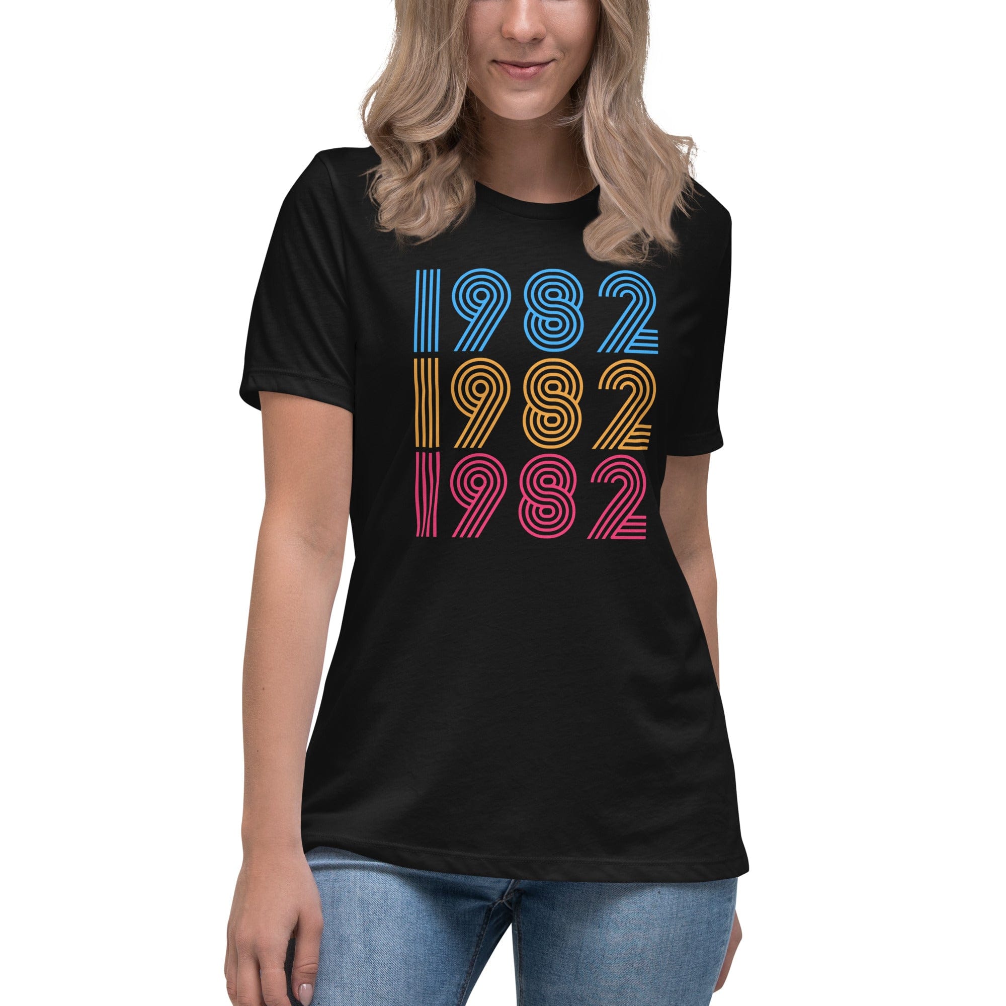 Spruced Roost Black / S Vintage 1982 40th Birthday - Celebrate - Happy Birthday -  S-3X