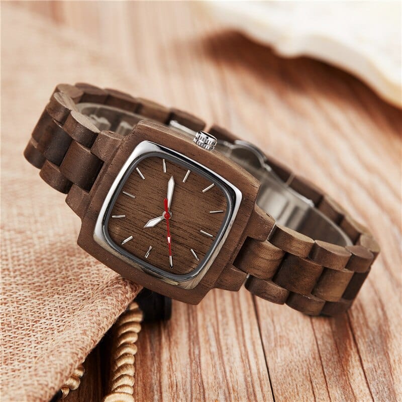 Ur Watch Store Watches Simple Dark Bamboo Wood Couples Watches - Men / Women