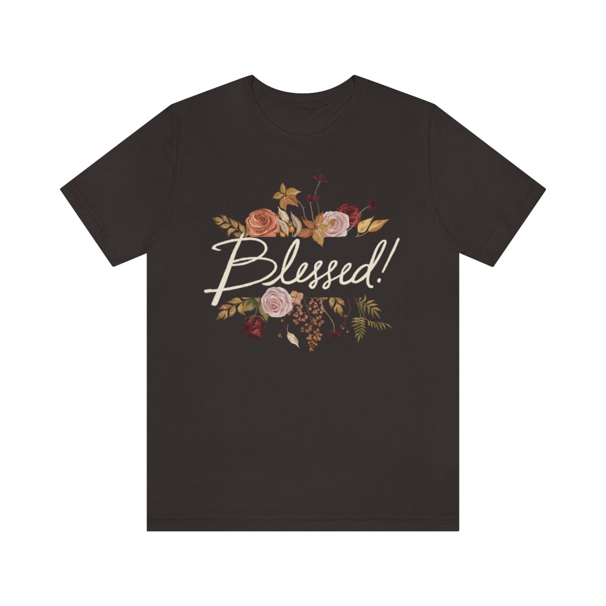 Printify Women's Clothing Brown / S Blessed Autumn Fall Tshirt - 7 Colors- S-3XL