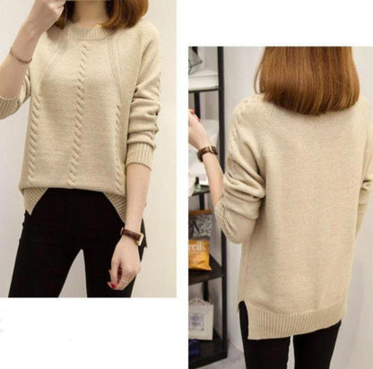 Vangull Official Store Women's Clothing Cabled Cutie Sweater - M-3XL