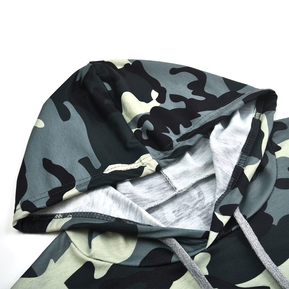 Spruced Roost Women's Clothing Camo Casual Loose Hoodie Sweatshirt - S-2XL - 3 Colors