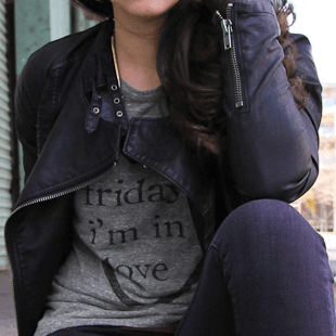 Spruced Roost Women's Clothing Friday I'm in Love T-Shirt -S-3XL- 3 Colors