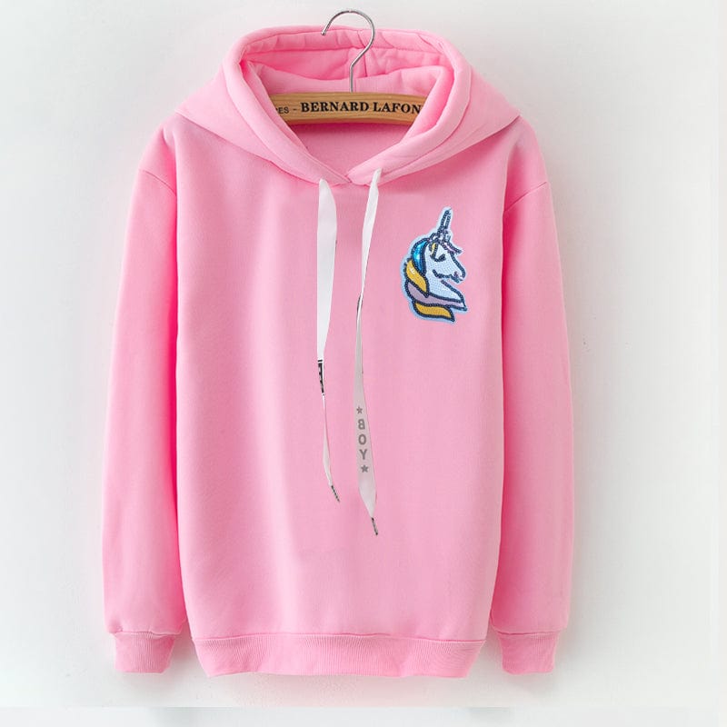 Spruced Roost Women's Clothing cj53 unicorn / S Habit Sweatshirt Hoodie - S-3XL - Colors