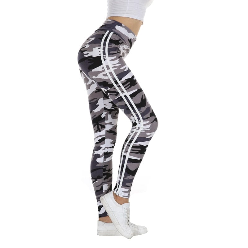 Spruced Roost Women's Clothing I Heart Camo High Waist Yoga Pants - S-XL - 3 Colors