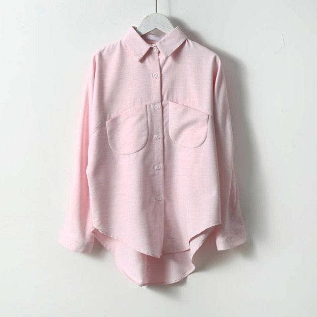A sherhure Official Store Women's Clothing L / Pink London Loose Comfy Classic Blouse - 9 Colors - Sizes M-L