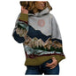 Exquisite GarmentS Store Women's Clothing 1006 / XL / United States Majestic Mountain and Earth Printed Hooded Shirt - 10 Styles - S-3XL