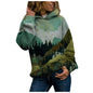 Exquisite GarmentS Store Women's Clothing 1009 / XL / United States Majestic Mountain and Earth Printed Hooded Shirt - 10 Styles - S-3XL