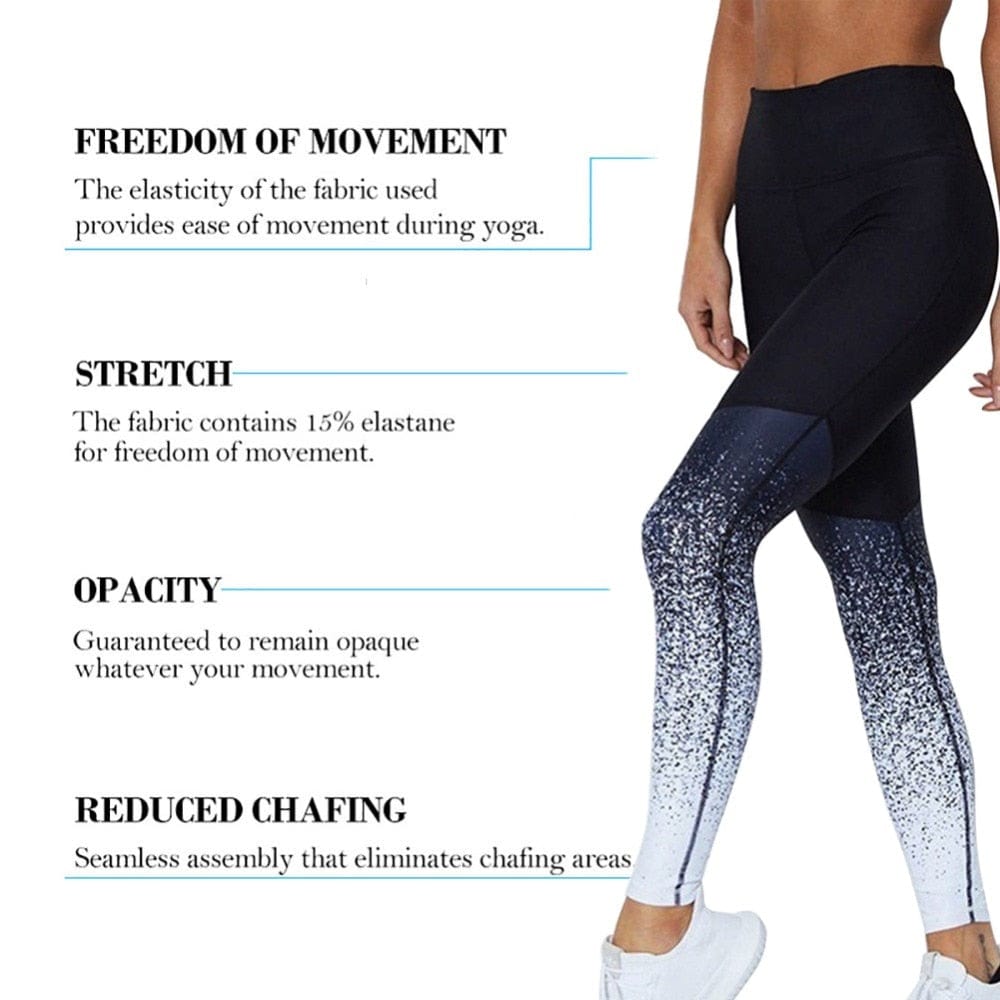 Spruced Roost Women's Clothing Ombre Yoga Pants  Sport Leggings Size: XS-L - 5 Colors