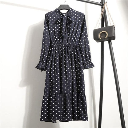 Spruced Roost Women's Clothing No.4 / L Savannah Chiffon Floral Dress - 10 Colors/prints - S-XL