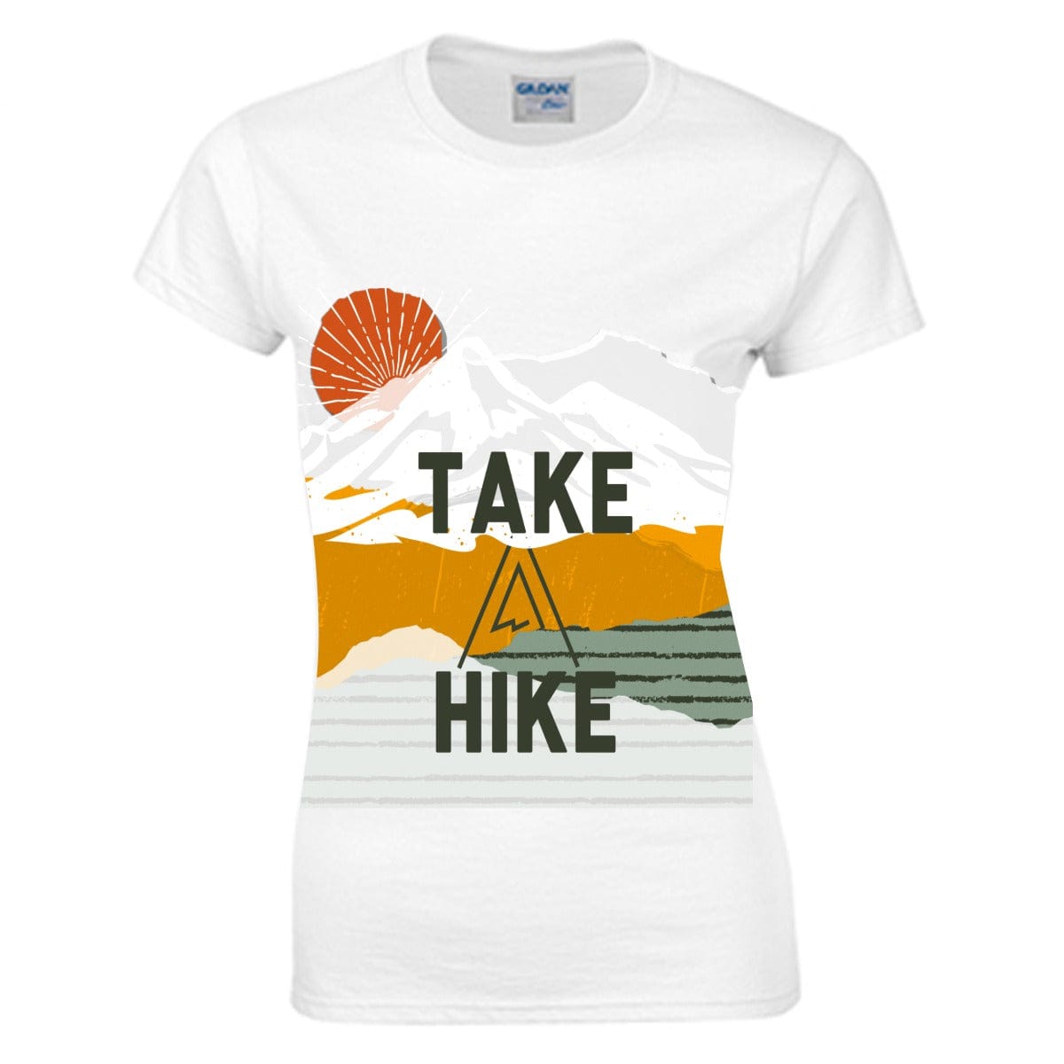 Women's O-neck T-shirt | Gildan 180GSM Cotton (DTG)