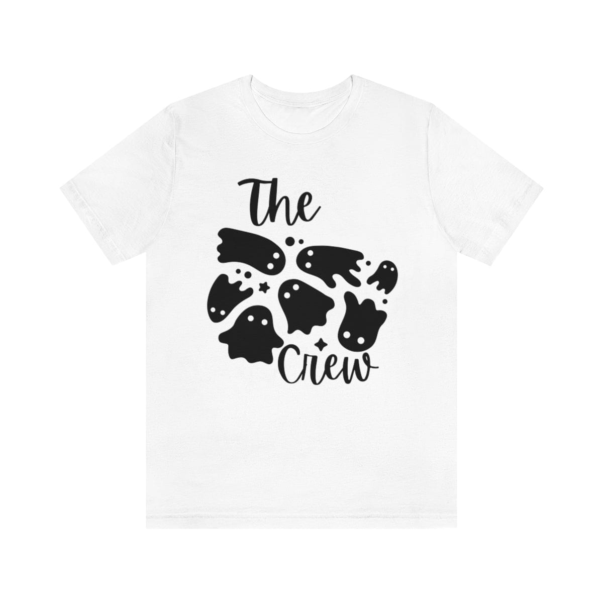 Printify Women's Clothing White / S The Boo Crew T-Shirt, Ultra Soft Halloween T Shirt -5 Colors - S-3XL
