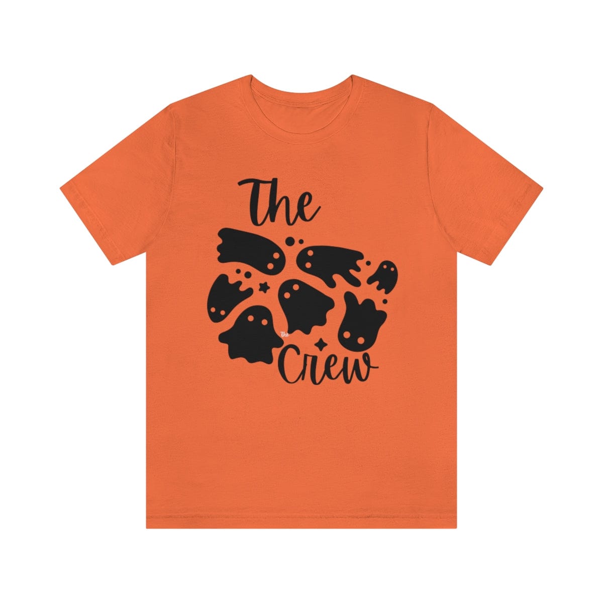 Printify Women's Clothing Orange / S The Boo Crew T-Shirt, Ultra Soft Halloween T Shirt -5 Colors - S-3XL