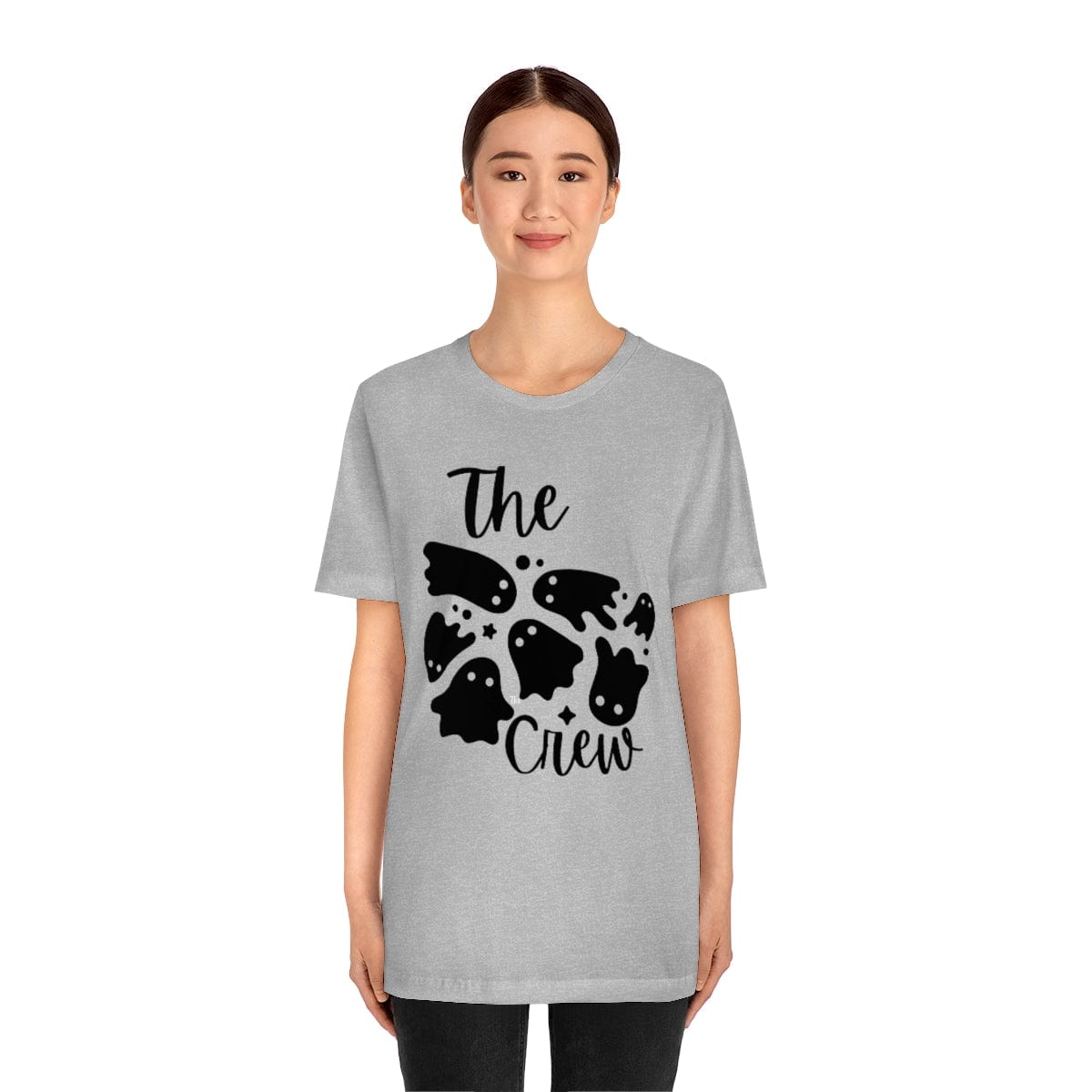 Printify Women's Clothing The Boo Crew T-Shirt, Ultra Soft Halloween T Shirt -5 Colors - S-3XL