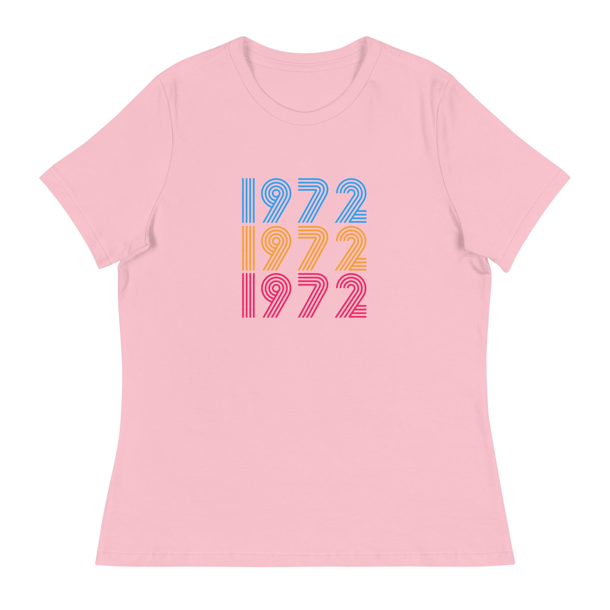 Spruced Roost Women's Clothing Pink / S Vintage 1972 50th Birthday Shirt - Celebrate - Happy Birthday -  S-3X