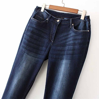 LARGE SIZE-01 Store Women's Denim NYC Distressed Denim Jeans - Size 38-56