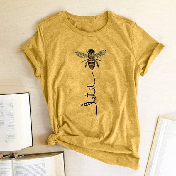 TT Women Store Women's Wear YW / S / China Let it Bee Graphic T-Shirts - S-3XL - 10 Colors