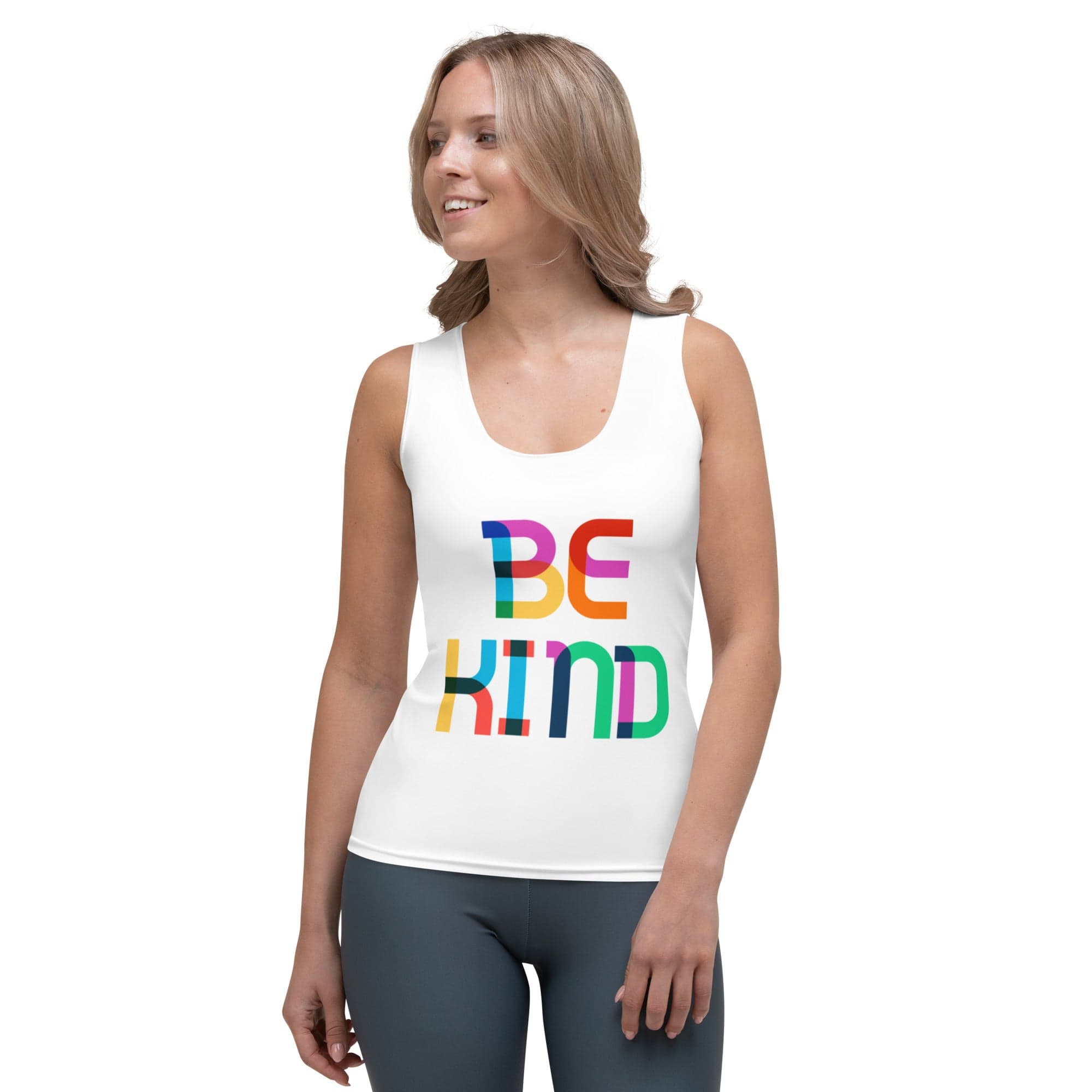 Spruced Roost Womens Clothing XS Be Kind - Women's Colorful Tank Top - XS-XL
