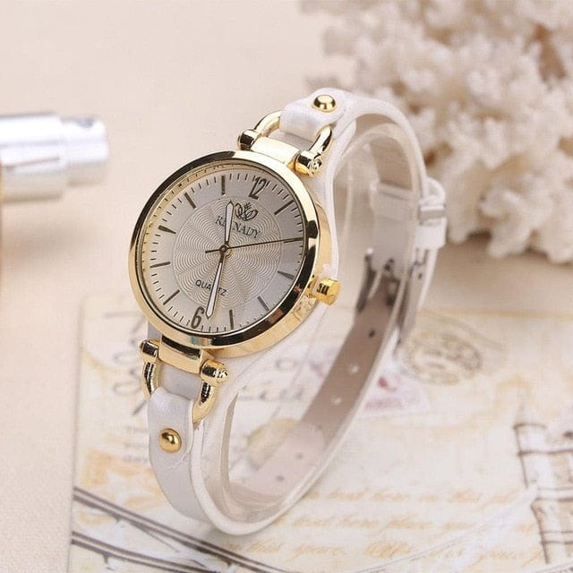 Shop5058211 Store Womens Watches White Style and Sass Gold Tone Quartz Watch - 6 Colors