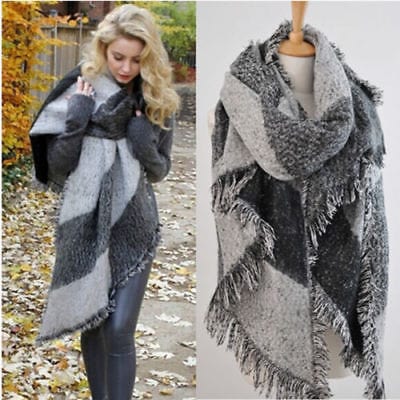 Spruced Roost Wool Blend Winter Soft Plaid Scarf - 3 Colors